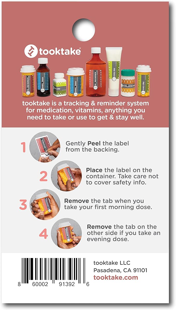 10-Day Tracking Stickers/3 Pck for Vitamins & Medication in Any Form,Vitamin Organizer,Easy Pill Tracker,Daily Pill Organizer,Medicine Organizer,Weekly Pill Box,7 Day Week, AM/PM,Day & Night