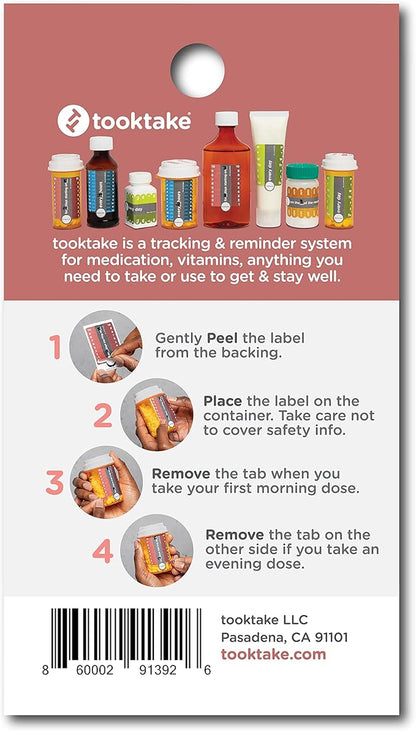 10-Day Tracking Stickers/3 Pck for Vitamins & Medication in Any Form,Vitamin Organizer,Easy Pill Tracker,Daily Pill Organizer,Medicine Organizer,Weekly Pill Box,7 Day Week, AM/PM,Day & Night