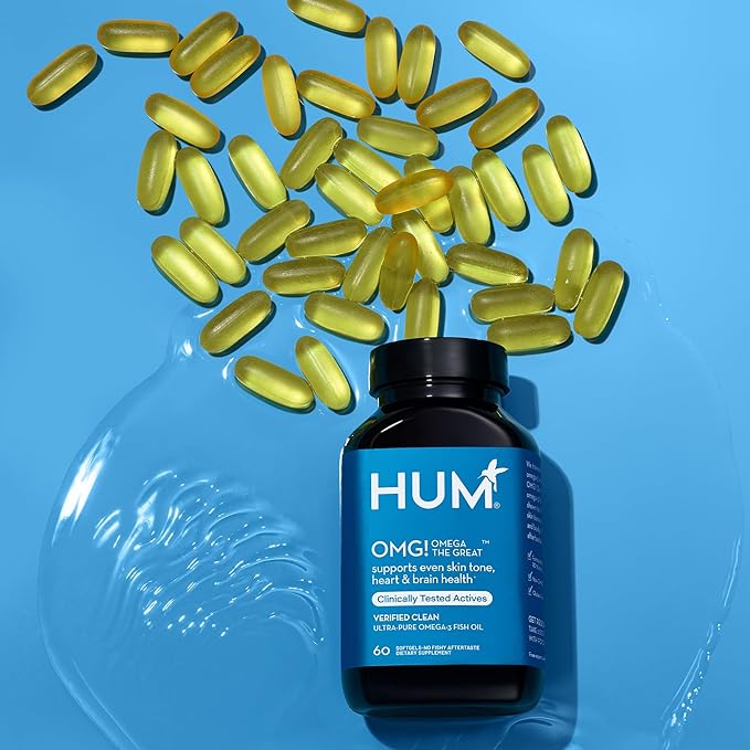 HUM OMG! Omega The Great 3 Fish (60 Softgels)