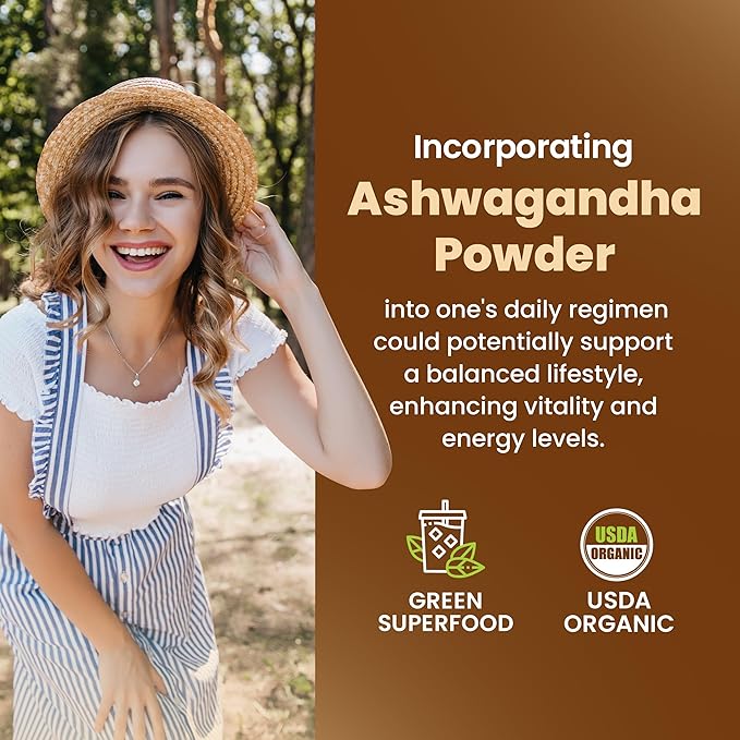 Organic Ashwagandha Powder 12 oz