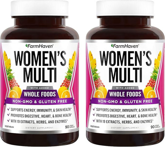 FarmHaven Multivitamin for Women D3, Folate, 2_180 Capsules