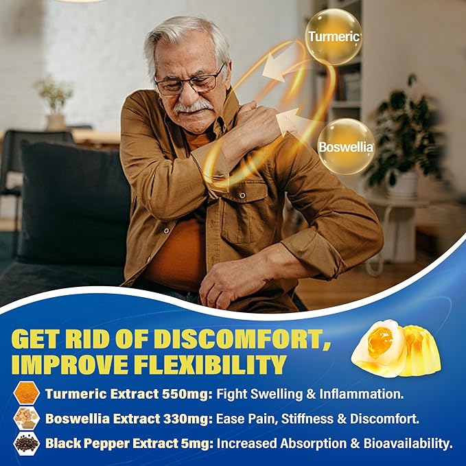 Sugar Free Glucosamine Chondroitin MSM Filled 3100mg -Joint D3, Mobility, 120Cts