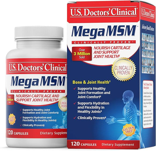 U.S. Doctors’ Clinical Mega MSM Daily (1 Month 120 Capsules)