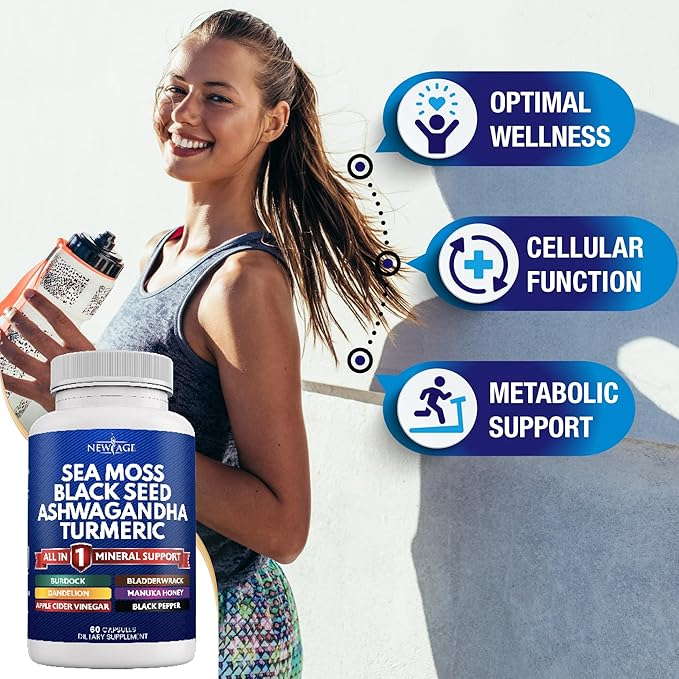 NEW AGE Sea Moss Black Seed