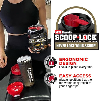 ALLMAX AMINOCORE BCAA, Pineapple Mango - 945 g Powder - 8.18 Grams of BCAAs Per Serving - with B Vitamins - No Fillers or Non-BCAA Aminos - Sugar Free - 90 Servings