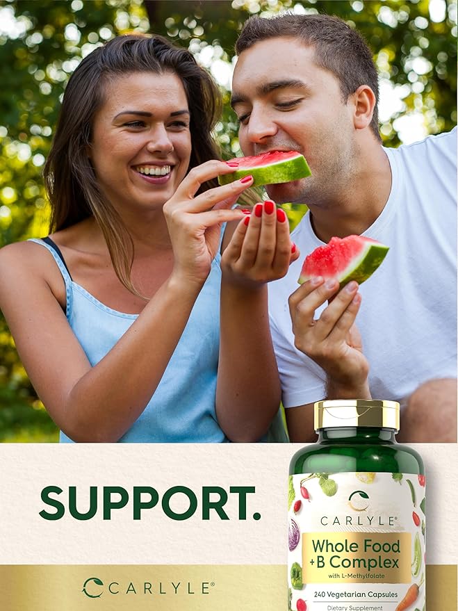 Carlyle B Complex with Whole Food 240 Capsules