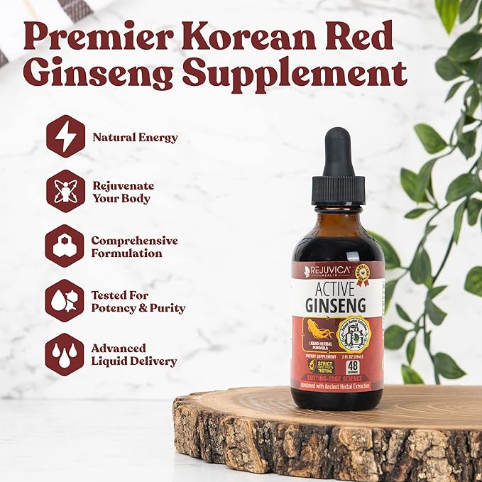 Active Ginseng Korean Red Panax Ginseng