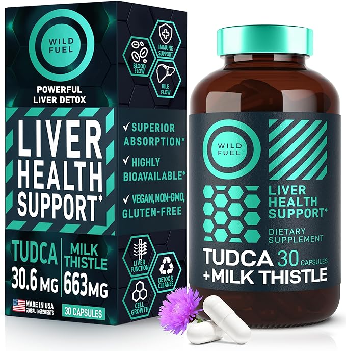 TUDCA and Milk Thistle Supplement 30 Capsules