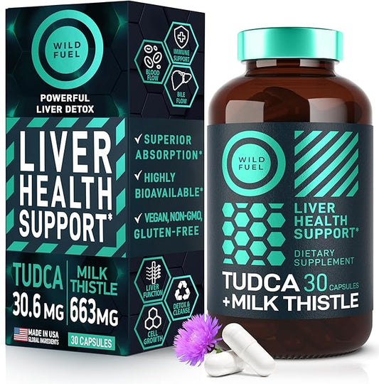 TUDCA and Milk Thistle Supplement 30 Capsules