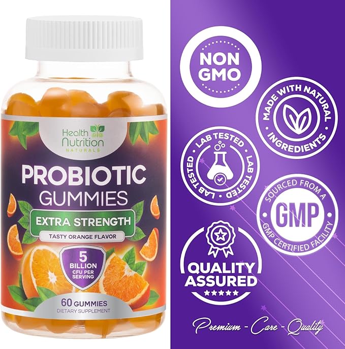 Daily Probiotic Gummies for Women & 5 Billion 120 Gummies