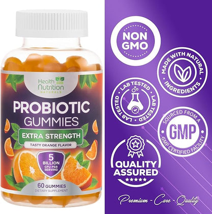 Daily Probiotic Gummies for Women & 5 Billion 120 Gummies