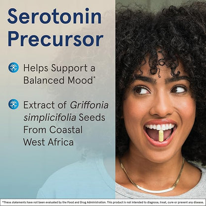 Jarrow Formulas 5-HTP, 100 mg, Serotonin 60 Veggie 60 Day