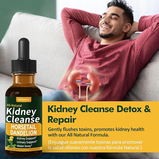 Kidney Cleanse Drops, Gotas de Chanca 2oz