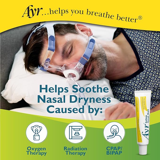 Ayr Saline Nasal Gel, With Soothing 0.5 Ounce 1)