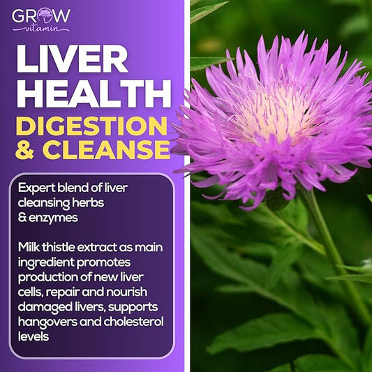 grow vitamin Liver Cleanse Detox Capsules 60 Capsules
