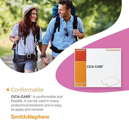 Smith+Nephew CICA-CARE Self-Adhesive Silicone Gel Sheet 5 Inches 6 Inches