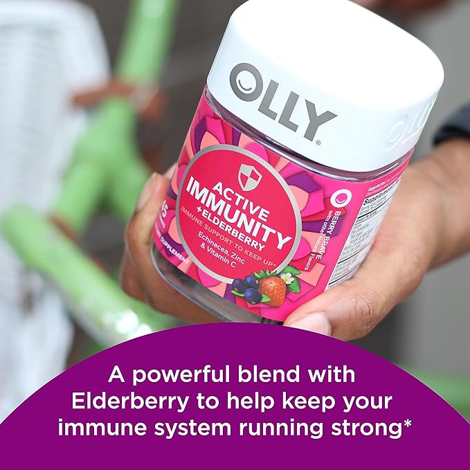 OLLY Fiber Gummy Rings 50ct & 45ct Berry