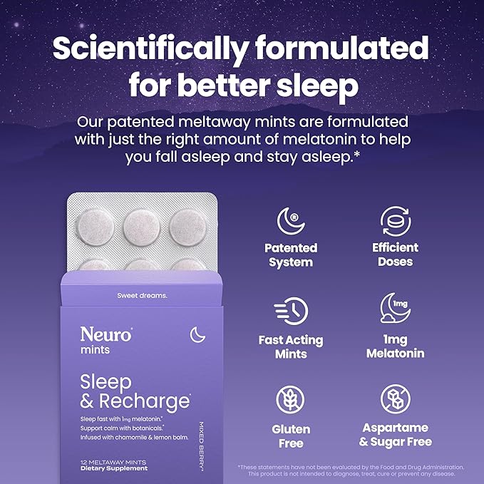 Neuro Melatonin 1 mg Sleep & (144 Pieces)