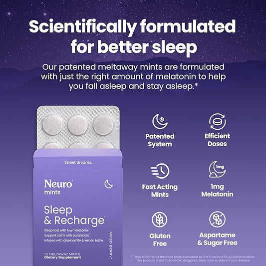 Neuro Melatonin 1 mg Sleep & (144 Pieces)