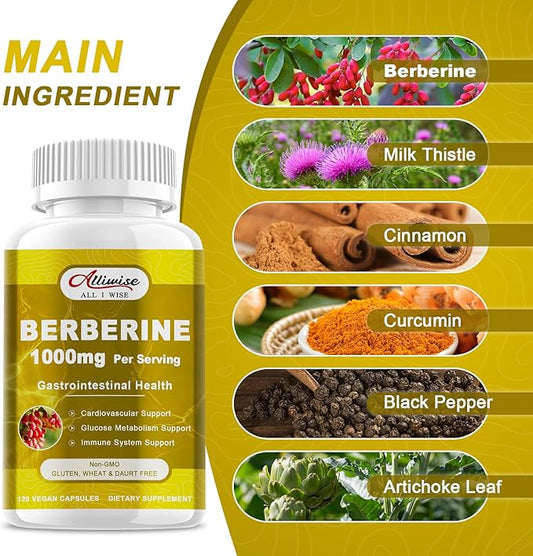 Berberine Supplement - 1000mg Berberine