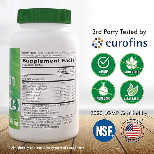 Health Thru Nutrition Tocospan Full Spectrum 430 mg 8 Natural 60)