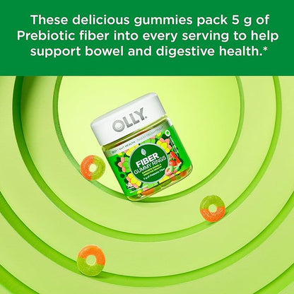 OLLY Fiber Gummy Rings 50ct & 45ct Berry
