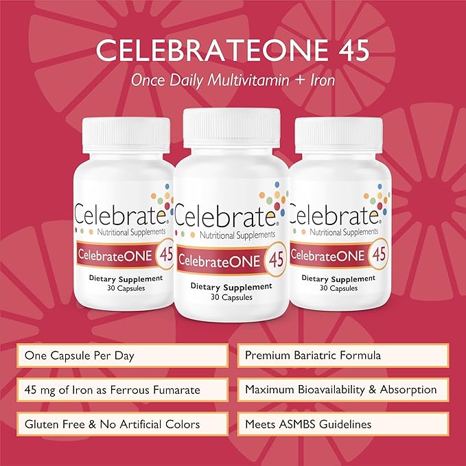 Celebrate Vitamins CelebrateONE 45, 45mg Iron (90 Capsules)