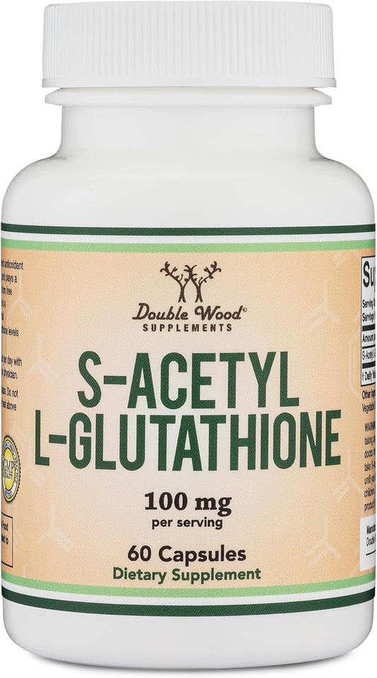 S-Acetyl L-Glutathione Capsules 100mg, 60 60 Count
