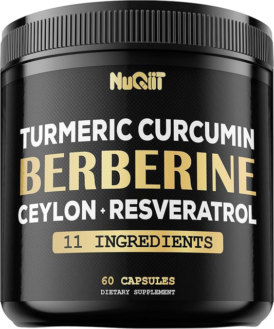 Berberine Supplement with Turmeric Curcumin 4500mg 4500mg & 60 Capsules