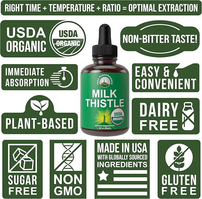 USDA Organic Milk Thistle Extract Vegan