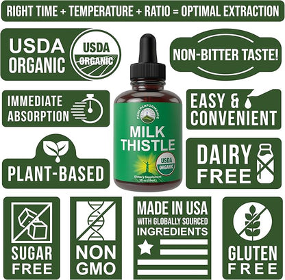 USDA Organic Milk Thistle Extract Vegan