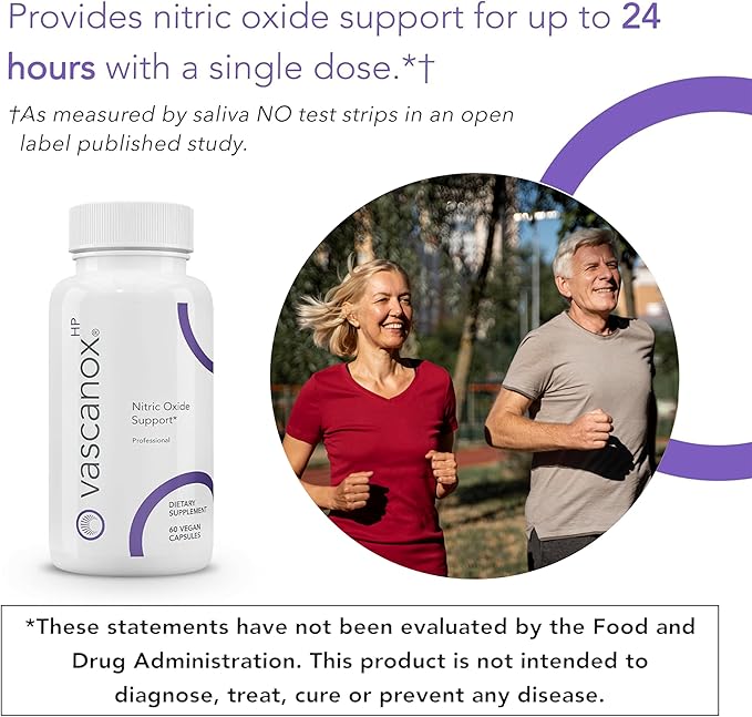 Vascanox HP - Next Generation Nitric Oxide Support - Up to 24 Hours on Single dose*+
