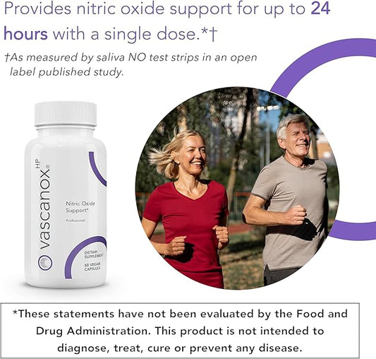 Vascanox HP - Next Generation Nitric Oxide Support - Up to 24 Hours on Single dose*+