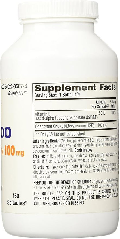 Mega 100 (100mg Hydrosoluble CoQ10) 180