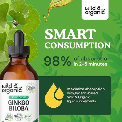 Ginkgo Biloba Liquid Drops 4 fl