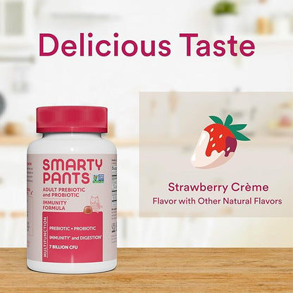 SmartyPants Men's & Women's Probiotic Immunity 60 Count (30 Day