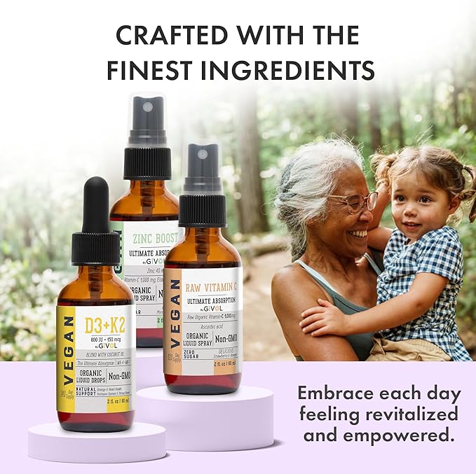 Immunity Support Pack D3 & K2 Liquid, 180 Days