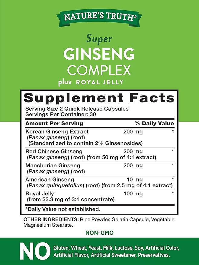 Super Ginseng Complex 60 Capsules