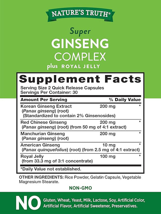 Super Ginseng Complex 60 Capsules