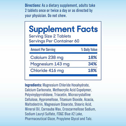 SlowMag Muscle + Heart Magnesium Chloride 120 Count