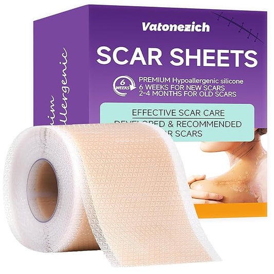 Silicone Scar Sheets,(1.6" X 60" Roll-1.5M)