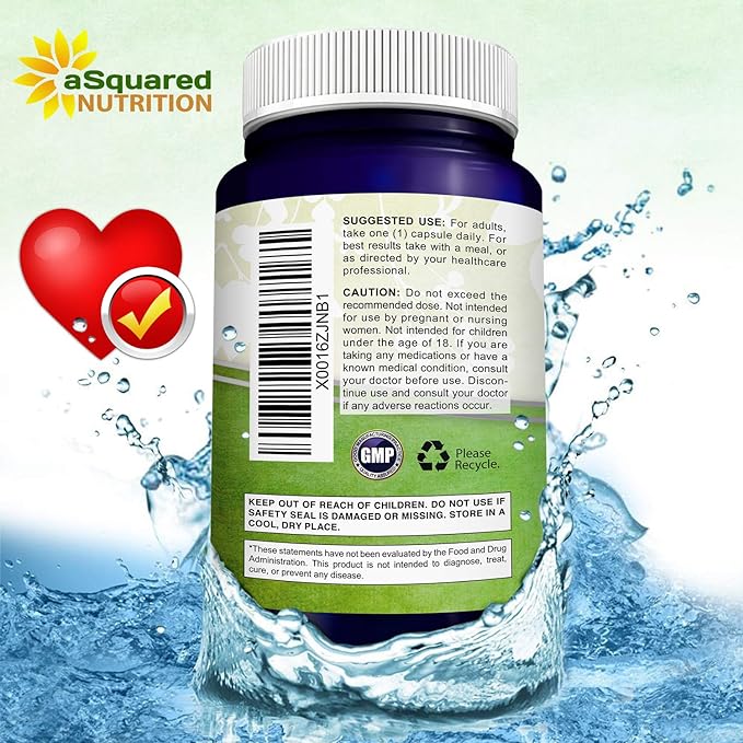 aSquared Nutrition CoQ10 (200 Capsules and 200mg) Q-10 Powder Q10 Vitamin, 10 Alernative