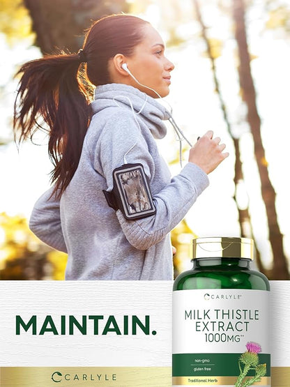 Carlyle Milk Thistle 1000mg 300 Capsules