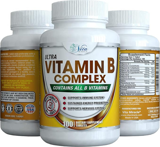 Super B Complex Vitamins (100-Count)