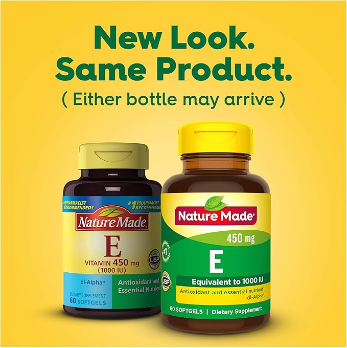 Nature Made Vitamin E 1000 IU 60 Ct