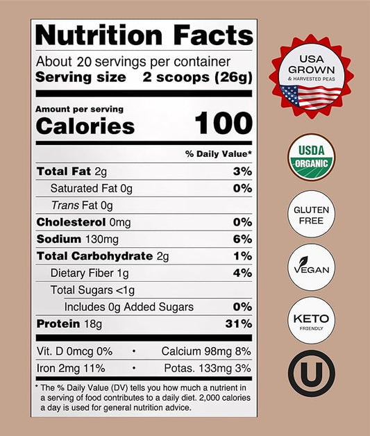 NUFYX® • Heavenly Protein® Powder • 100% Organic 40 Scoops)