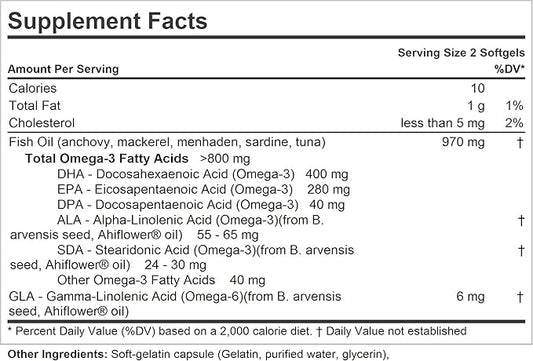 ANDREW LESSMAN Essential Omega-3 Unflavored 360 Softgels Omega-3 Oils.