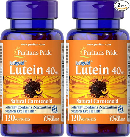Puritan's Pride Lutein 40mg With Zeaxanthin, 120 Count 2)
