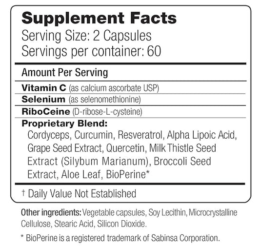 Cellgevity, Advanced Riboceine Technology, 120 Vegetable 60 Servings 2)