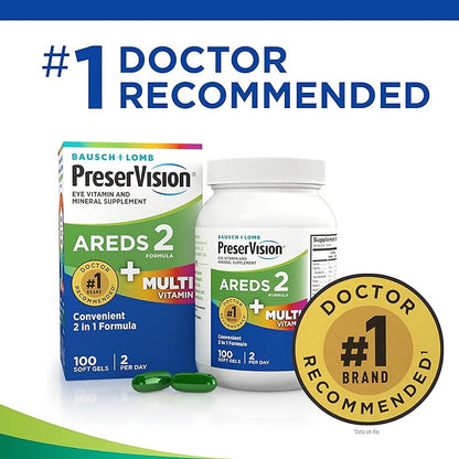 PreserVision AREDS 2 + Multivitamin 2-in-1 100 Count